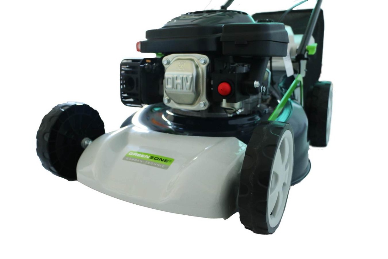 MASINA DE TUNS IARBA pe benzina 46cm GREENZONE LM 46 S, motor 140cc - 2 | YEO