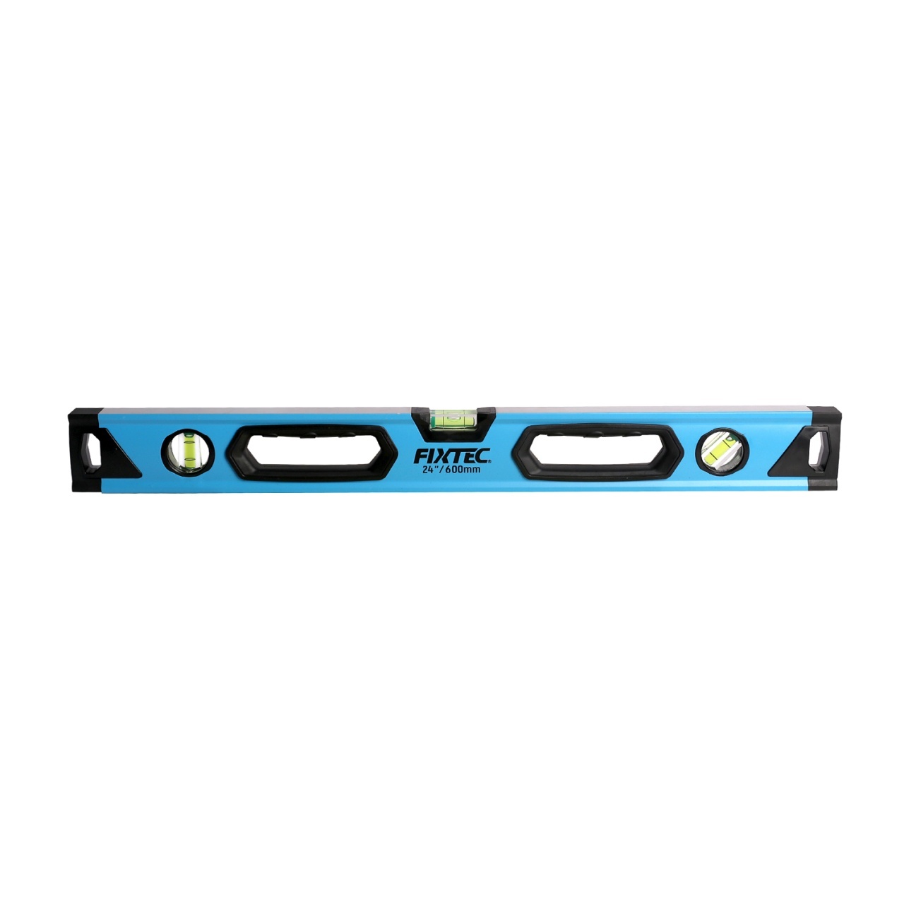Nivela FIXTEC din Aluminiu 60 cm cu 3 Fiole - Precizie 0.5 mm/m