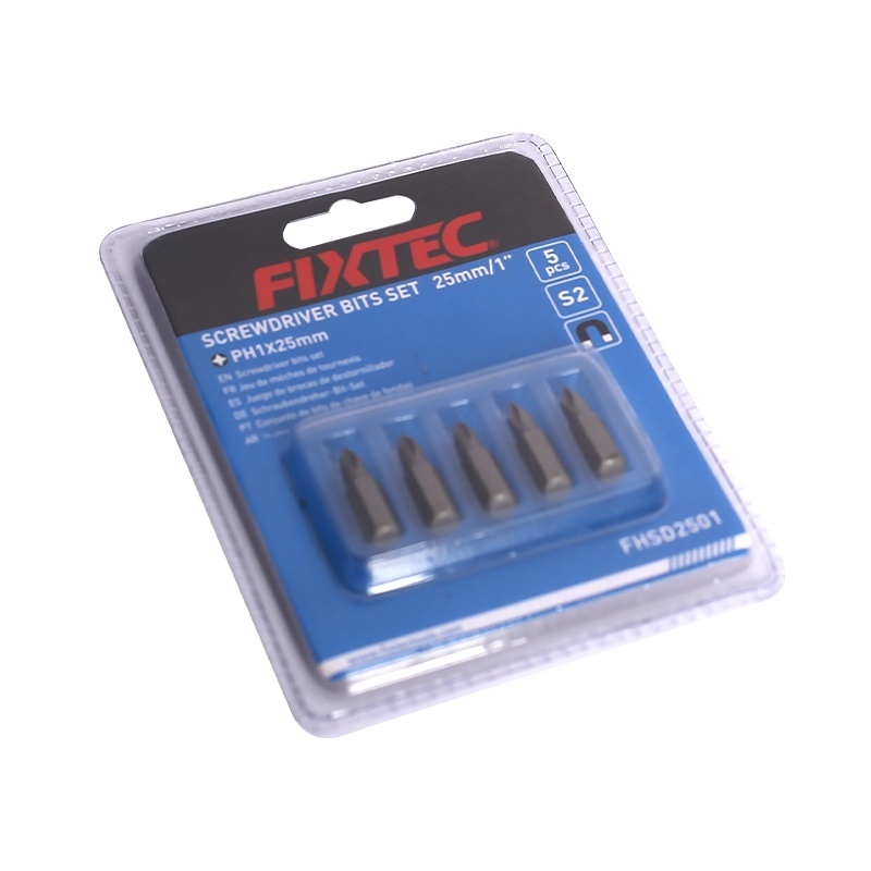 Set 5 biti surubelnita FIXTEC PH1, 25mm - 2 | YEO