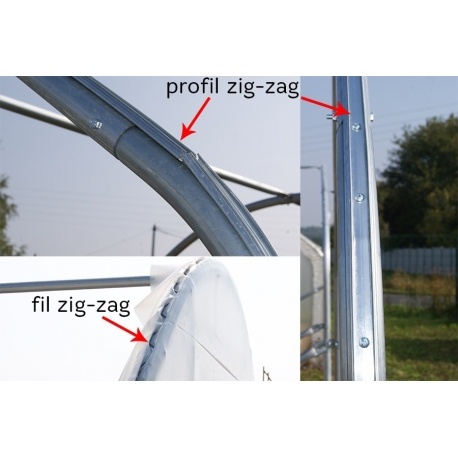 Solar Hobby Regal Fermierul 5x12m, teava otel zincat - 4 | YEO