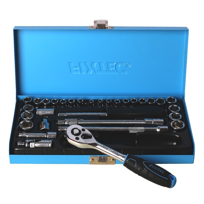 Trusa tubulare FIXTEC 31 de bucati 1/4