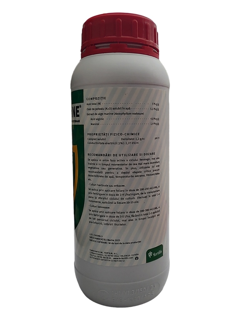 Alge Marine Lichid - Creștere Producție - GREEN MARINE 1L - 1 | YEO