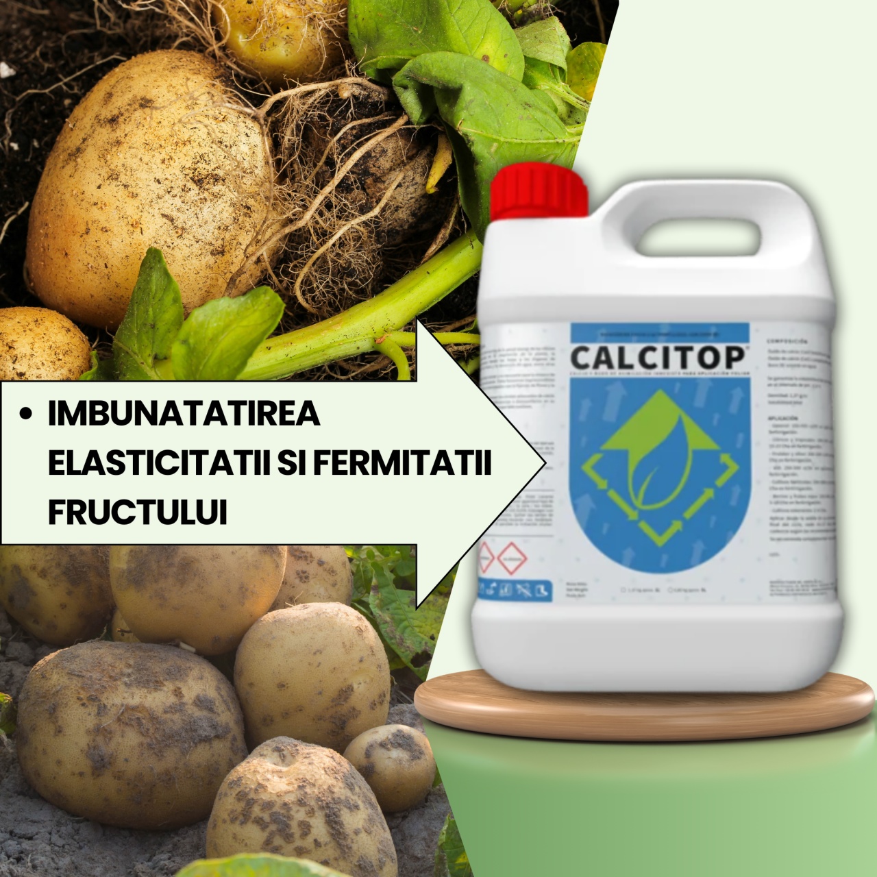 BIOPACK Stadiu 3 CARTOFI - Întărirea țesutului și îmbunătățirea calității fructului - 1 | YEO