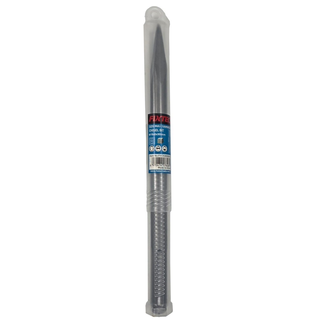 Dalta profesionala 18 mm varf ascutit SDS‑Max 300 mm FIXTEC - 1 | YEO