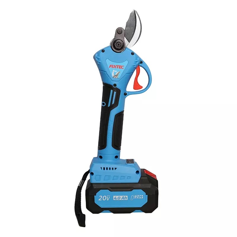 Foarfeca electrica FIXTEC 20V fara cablu cu motor fara perii pentru taiat crengi