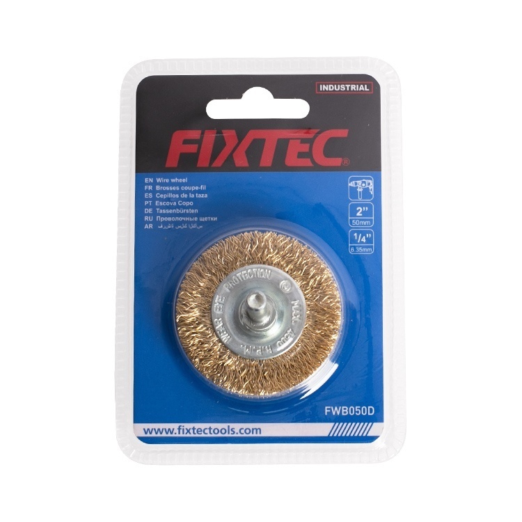 Perie circulara FIXTEC FWB100D 100 mm cu sarma metalica - 1 | YEO
