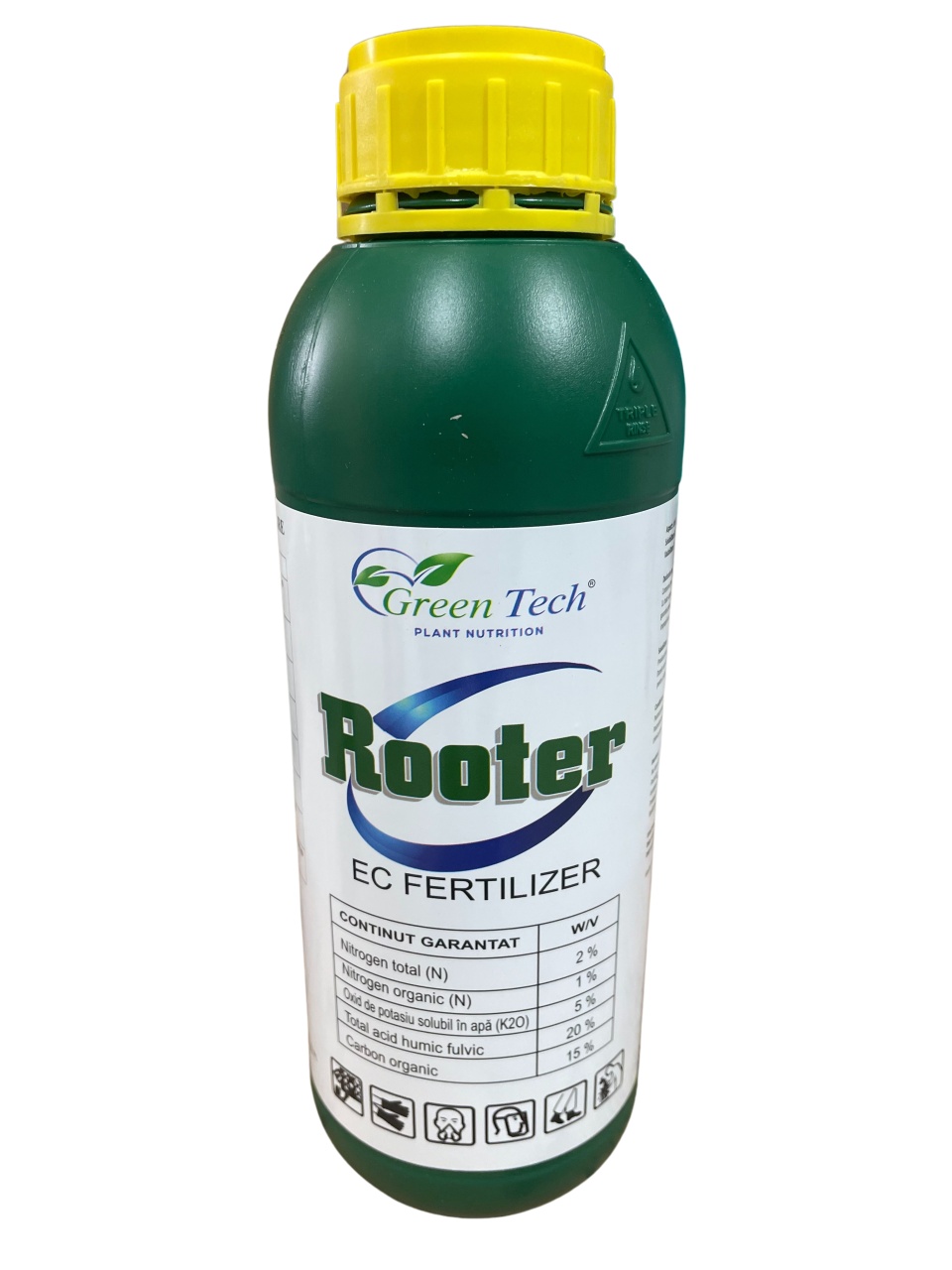 Rooter Fertilizant cu Acid Humic si Potasiu, 1L