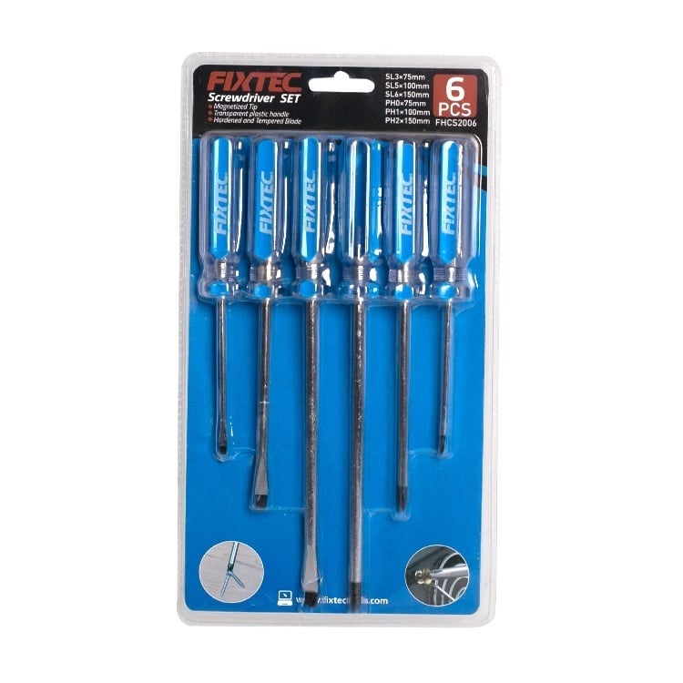 Set FIXTEC 6 surubelnite cu varf magnetic