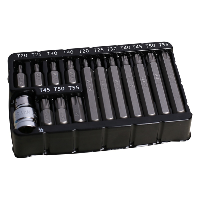 Set Torx FIXTEC 15 bucati, 1/2