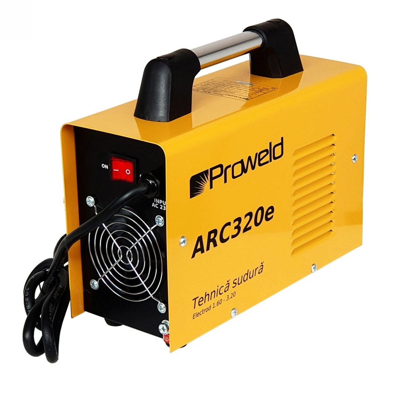 Aparat de sudura tip invertor ProWELD ARC320e, 140A, electrozi 1.6-3.2 mm, geanta transport