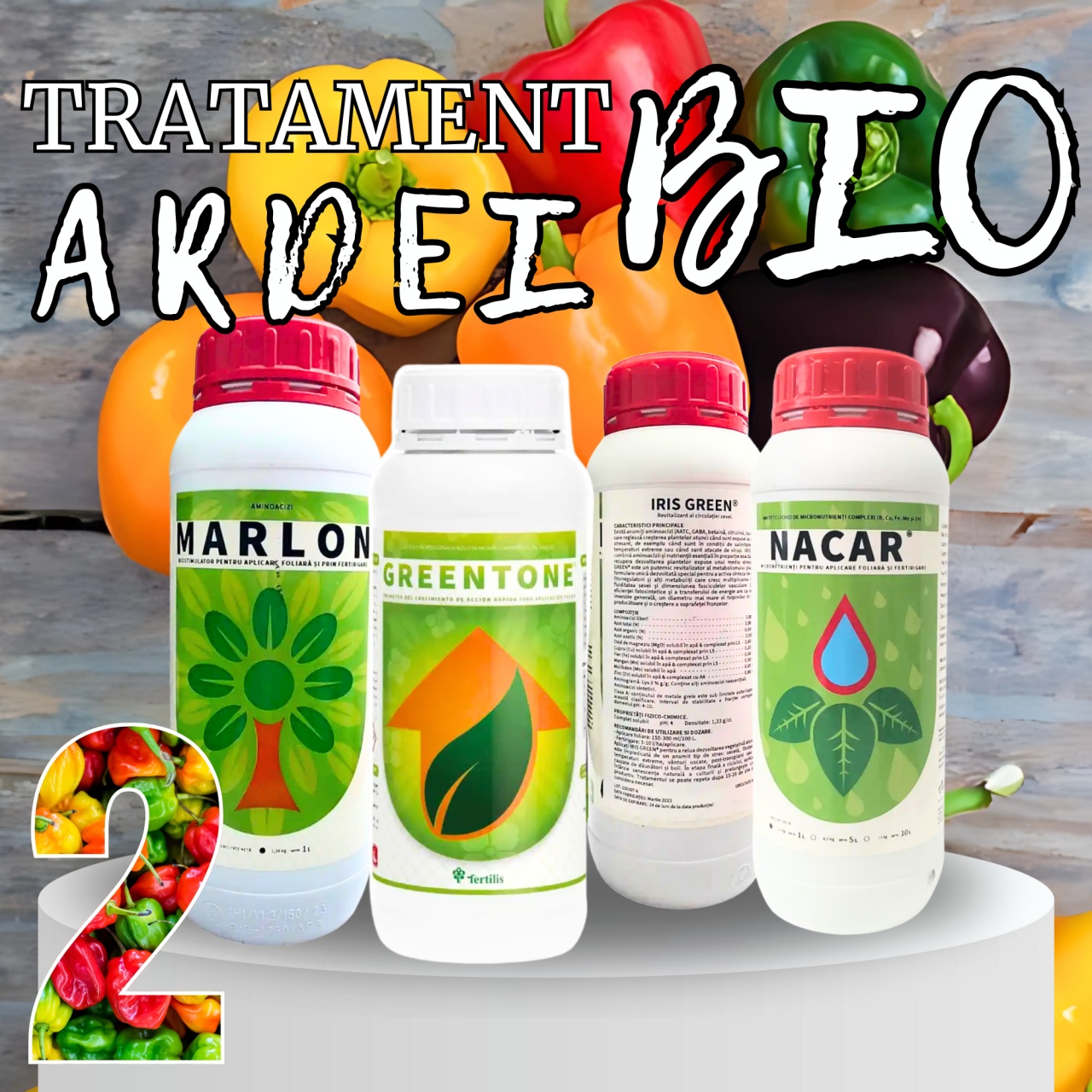 BIOPACK Stadiu 2 ARDEI – Crestere Vegetativa si Fructificare