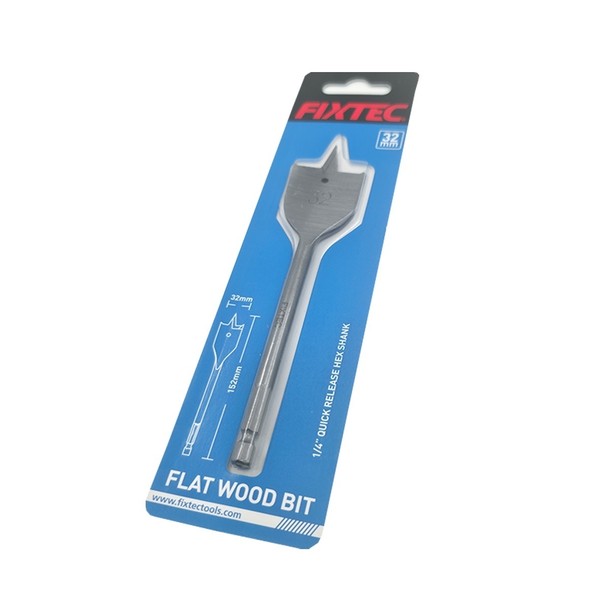 Burghiu paleta pentru lemn FIXTEC 32 mm x 152 mm - 1 | YEO