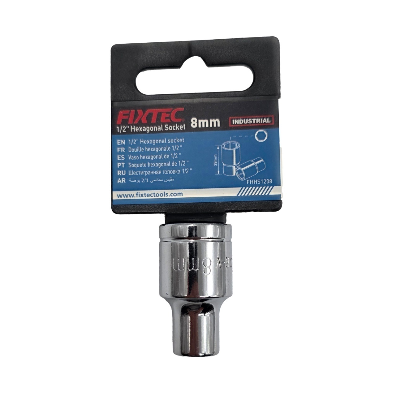 Cap Tubular Hexagonal Fixtec 1/2