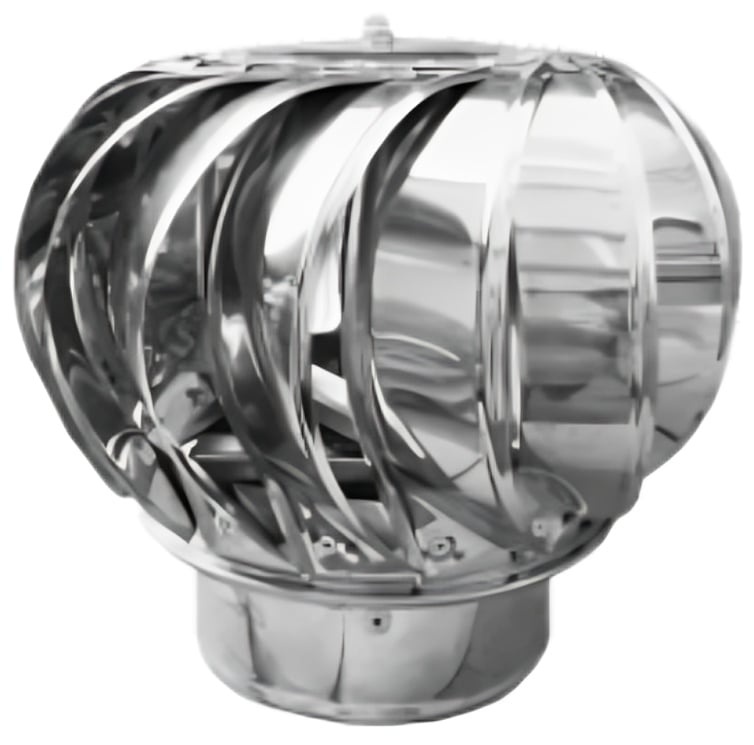 Capac Terminal Cos de Fum Rotativ, INOX ESP