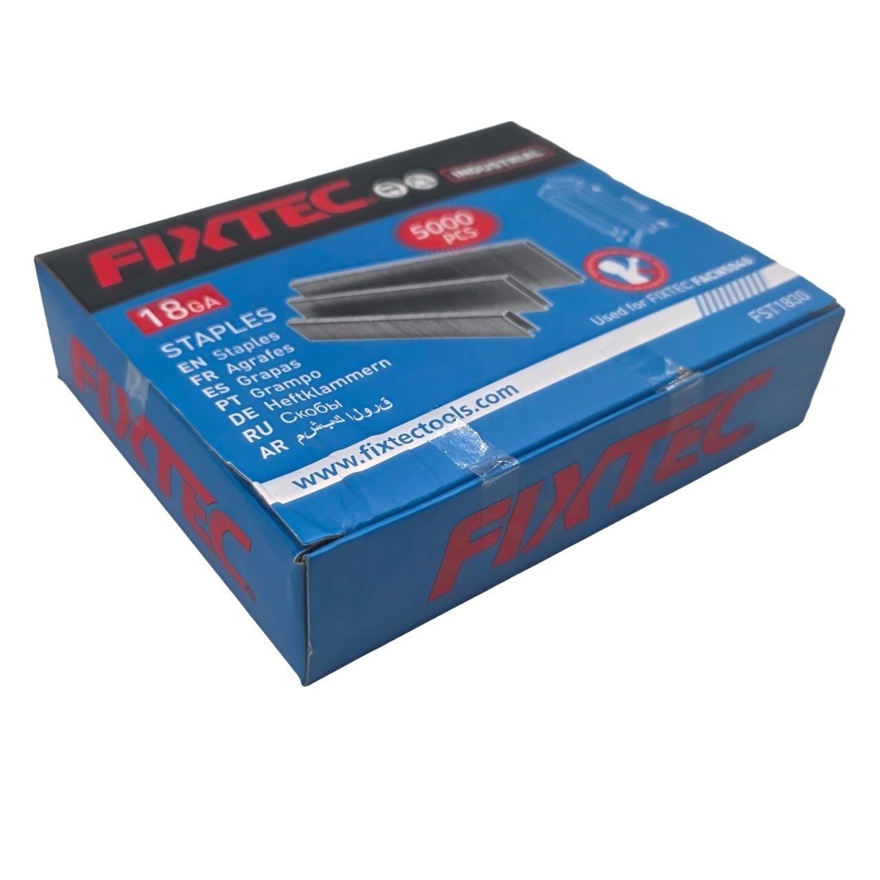 Capse tip Grapa FIXTEC GA‑18, 5.7×30 mm, set 5000 bucati - 3 | YEO