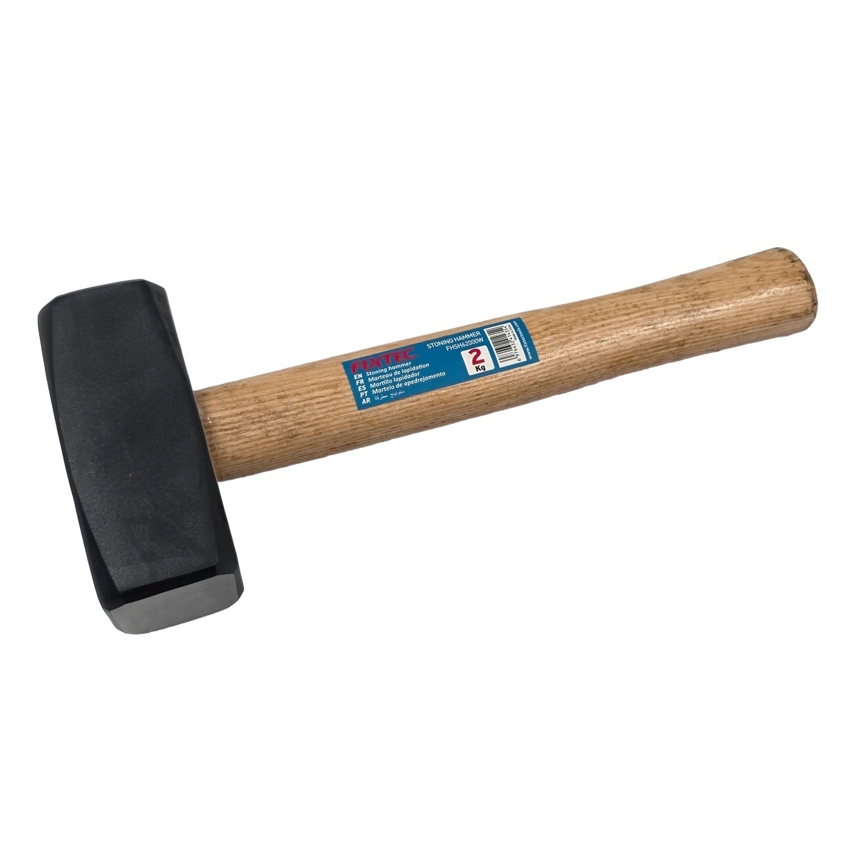 Ciocan pentru piatra FIXTEC 2000G cu maner din lemn - 1 | YEO