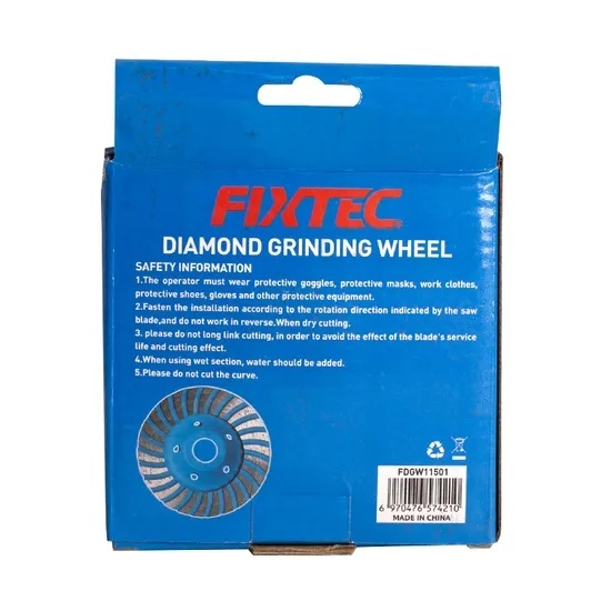 Disc diamantat FIXTEC 115 mm x 22.2 mm (FDGW11501) pentru beton si piatra - 3 | YEO