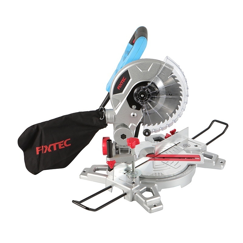Fierastrau cu taiere inclinata FIXTEC 1500W, lama 210mm, cu unghi reglabil si suporturi laterale - 1 | YEO