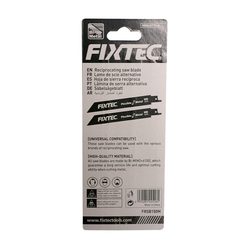 Lama sabie FIXTEC FRSB150M pentru taiere metal – 150mm, Bi-Metal, 18 TPI - 2 | YEO