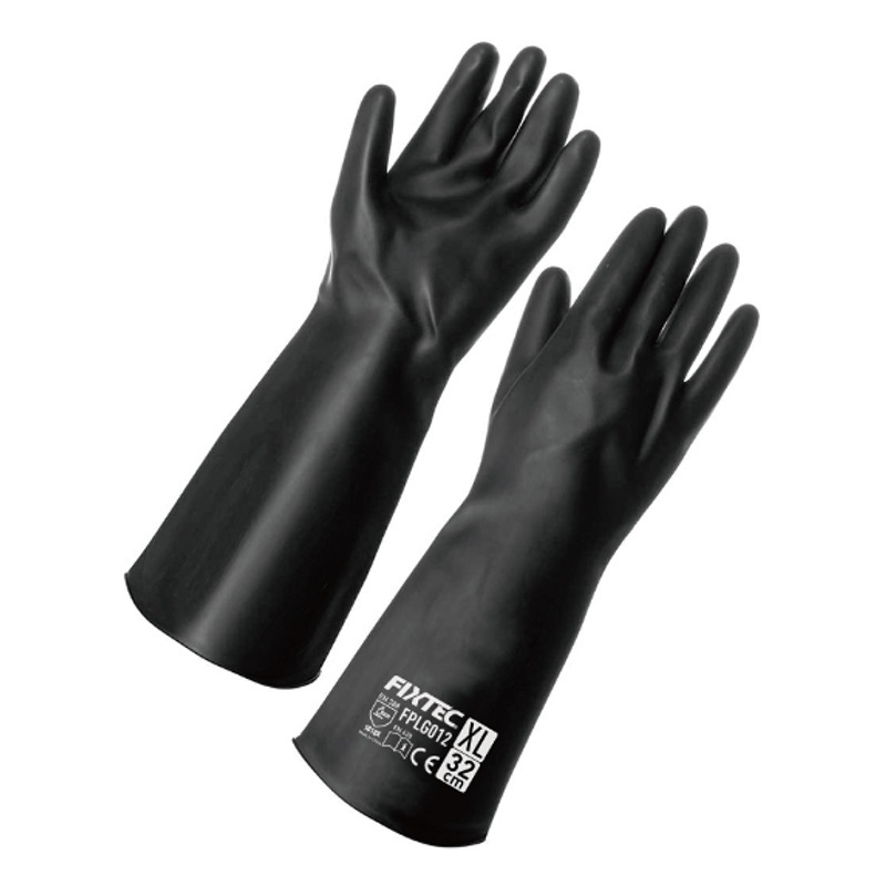 Manusi de protectie FIXTEC din latex natural 10″ (XL)