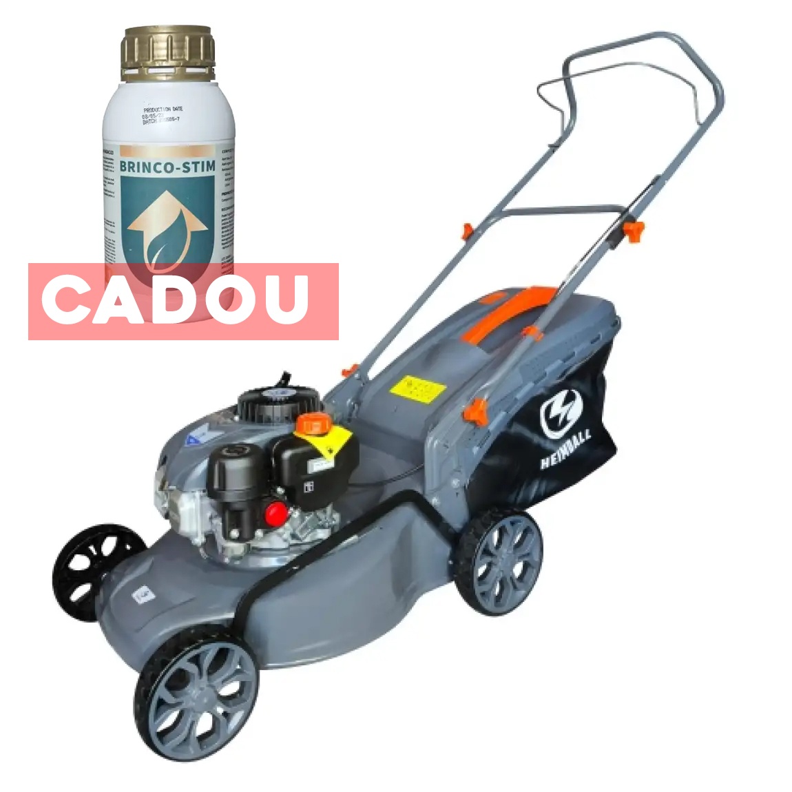 Masina de tuns gazonul , motor benzina, 132CC, 70L, 2CP, HEIMDALL