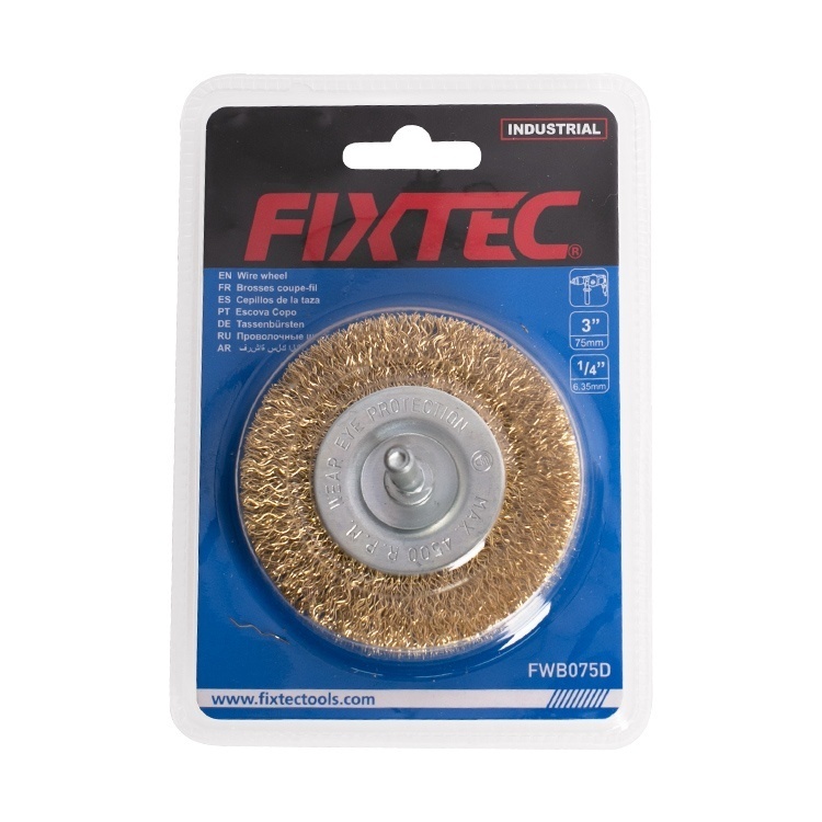 Perie circulara FIXTEC FWB100D 100 mm cu sarma metalica - 2 | YEO