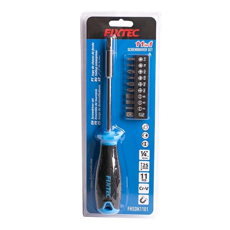 Set surubelnite 11‑in‑1 FIXTEC cu design ergonomic - 3 | YEO