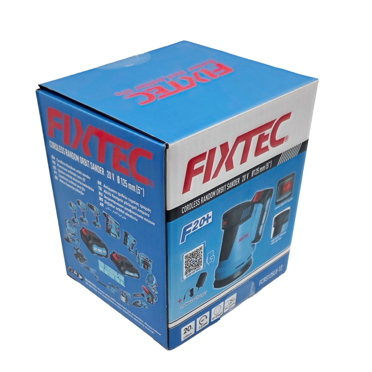 Slefuitor Orbital FIXTEC 20V cu Miscare Aleatorie, Fara Fir - 3 | YEO