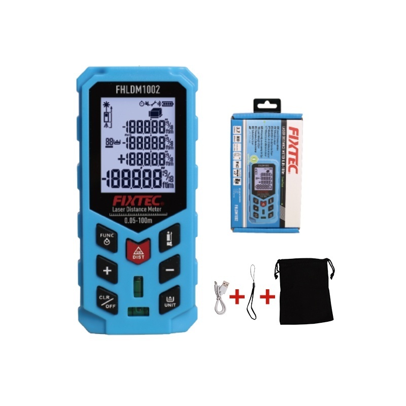 Telemetru laser FIXTEC cu fascicul verde si acumulator, raza masurare 100m - 3 | YEO