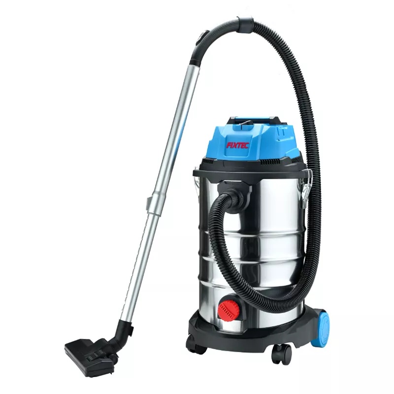 Aspirator umed-uscat FIXTEC 1400W – 30L, motor cupru, filtru HEPA, rezervor inox