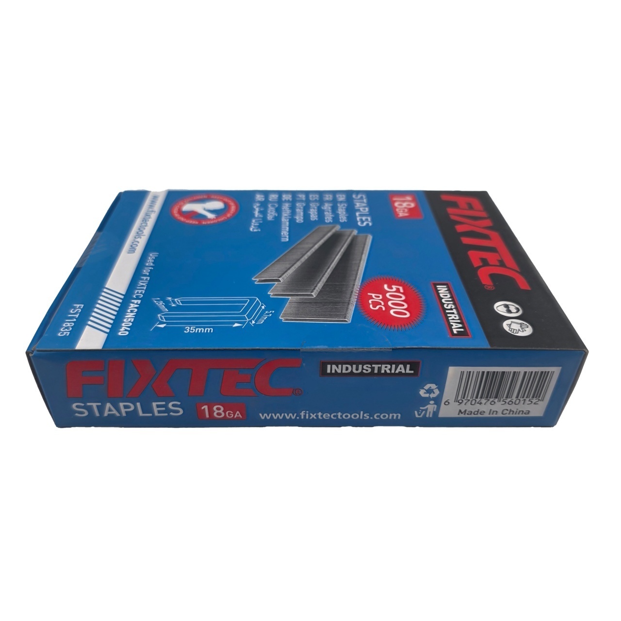 Capse Grapa FIXTEC GA-18, 5.7 x 35 mm, 5000 bucati - 3 | YEO