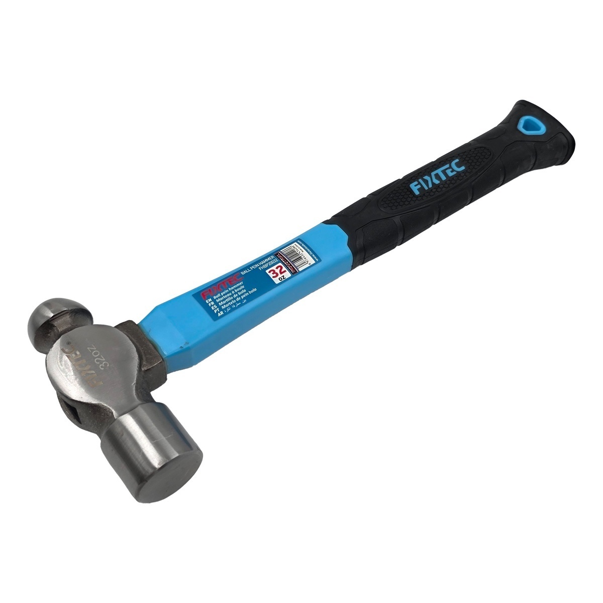 Ciocan FIXTEC 900g cu Cap Rotund si Maner din Fibra Rezistenta - 3 | YEO