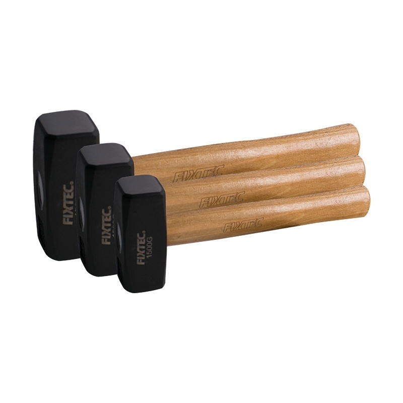 Ciocan pentru stonat FIXTEC 2000G cu maner din lemn - 1 | YEO
