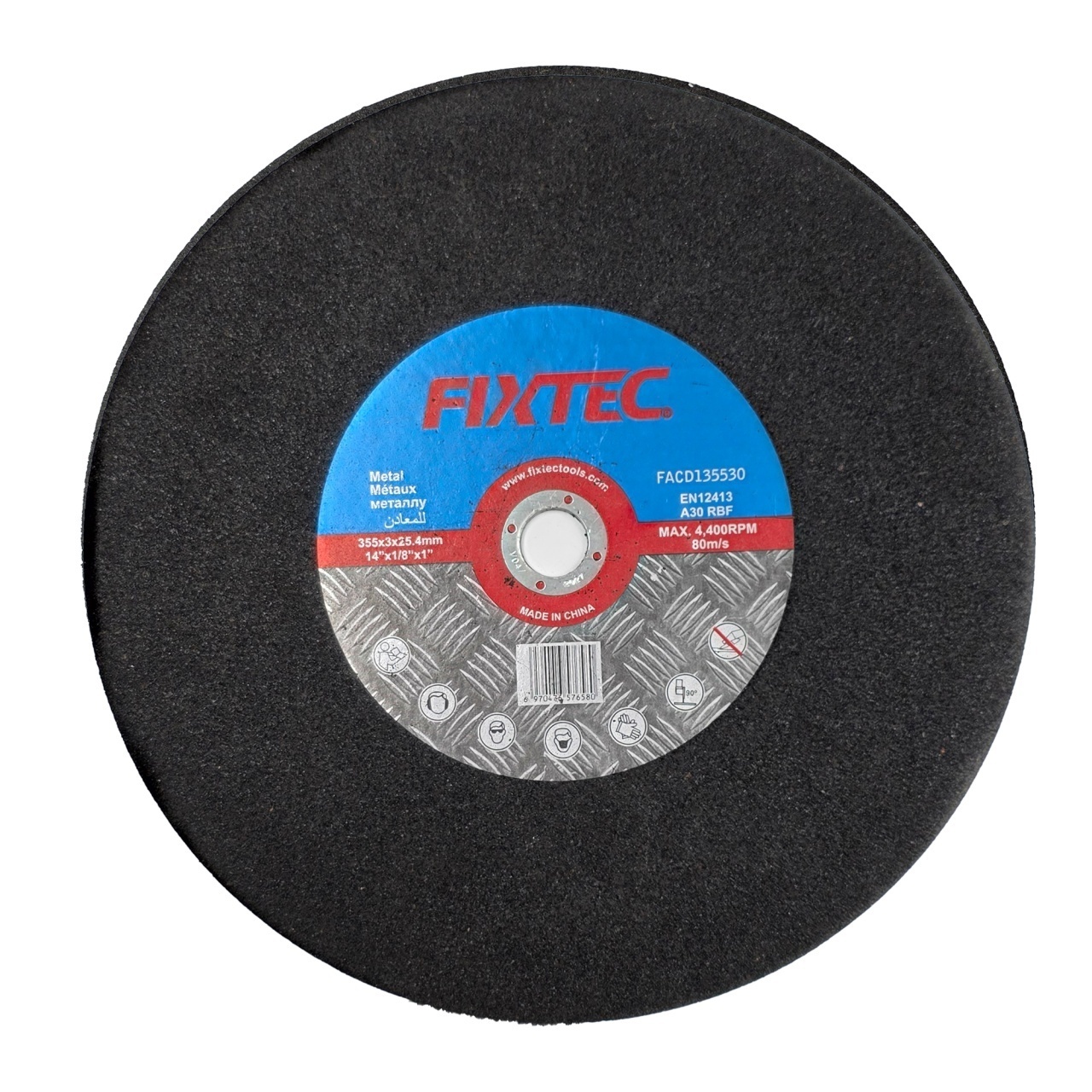 Disc taietor metal FIXTEC 355 x 3 x 25.4 mm