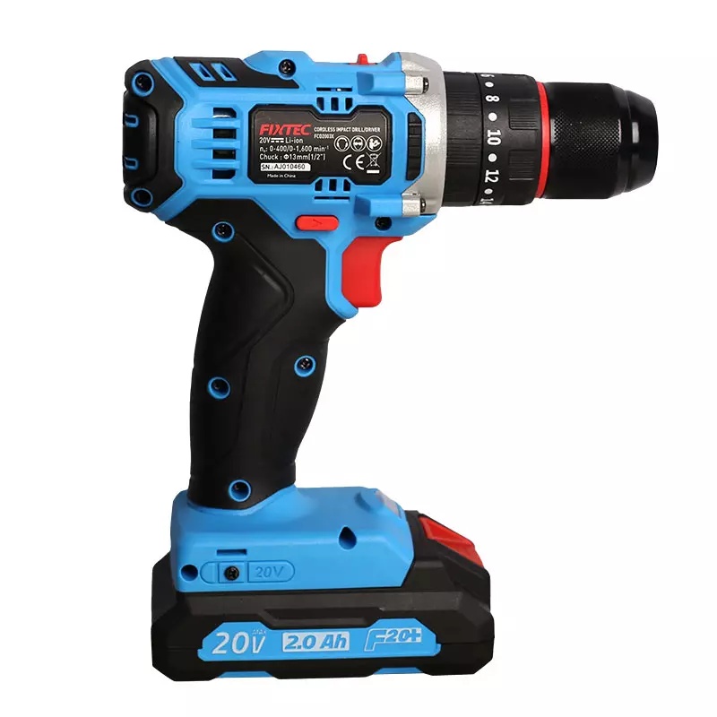 Masina de gaurit cu percutie FIXTEC 20V – Cuplu ridicat - 2 | YEO