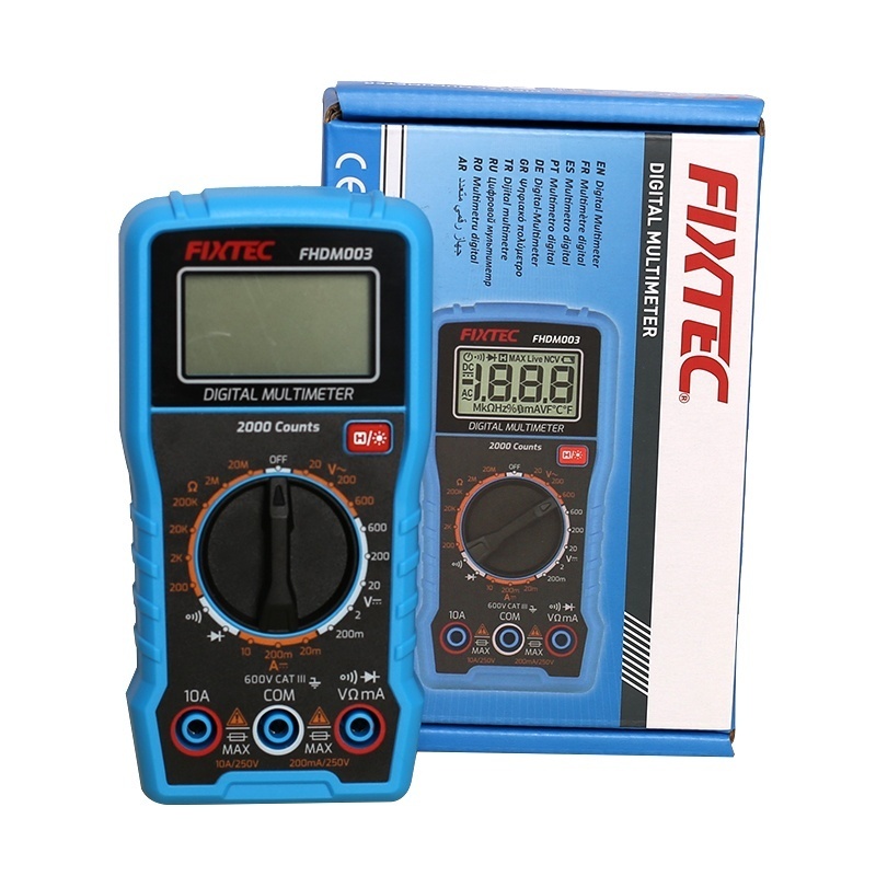 Multimetru digital FIXTEC, operare manuala, AC/DC - 3 | YEO