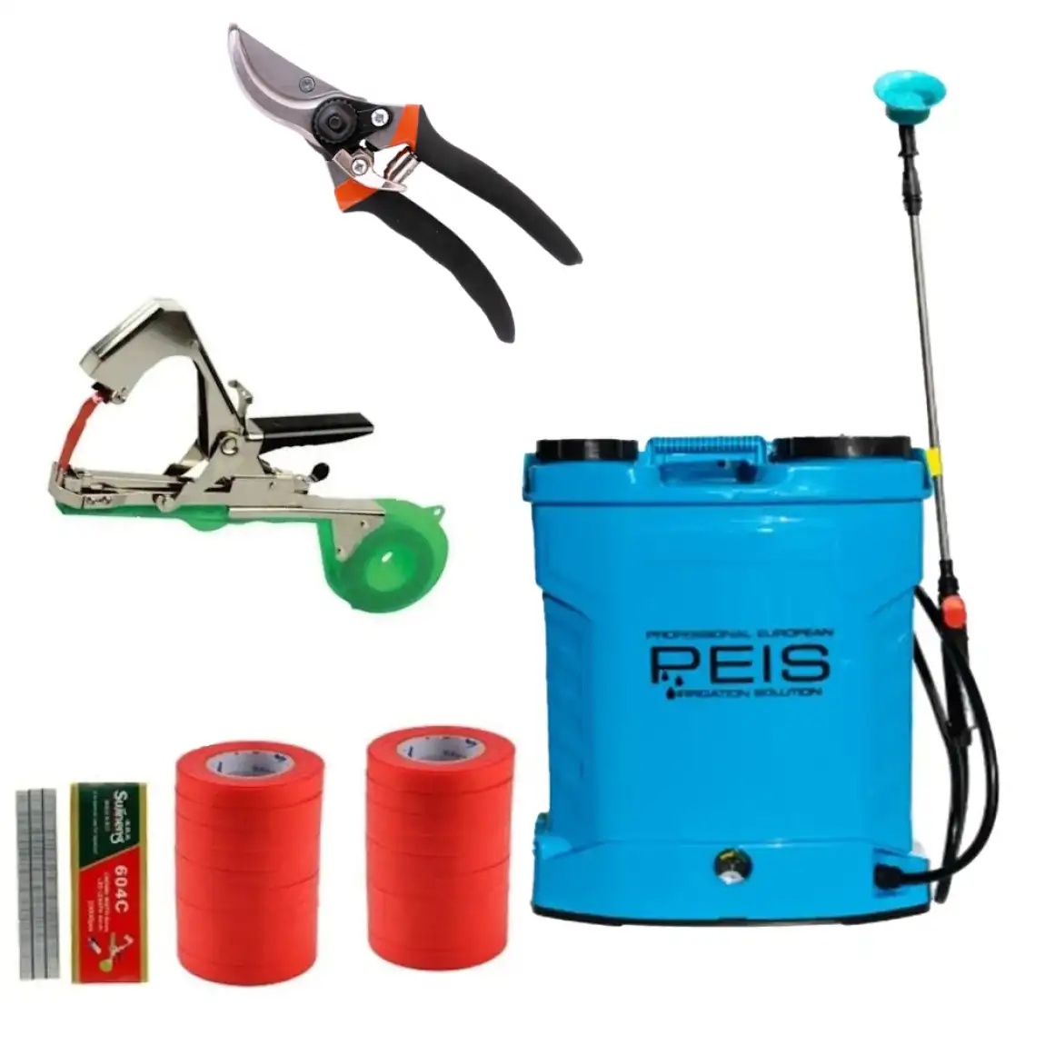 Pachet Pompa PEIS 16L + Set legat via + Foarfeca EvoTools