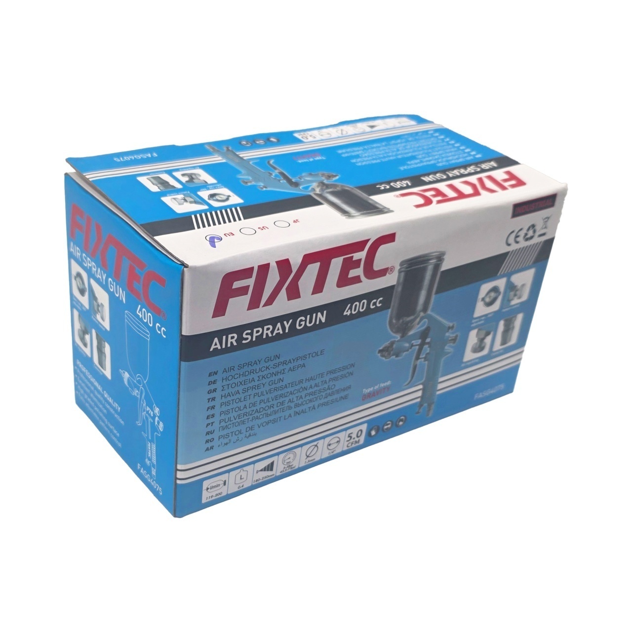 Pistol de Vopsit FIXTEC 400cc cu Duza 1.5mm - 2 | YEO