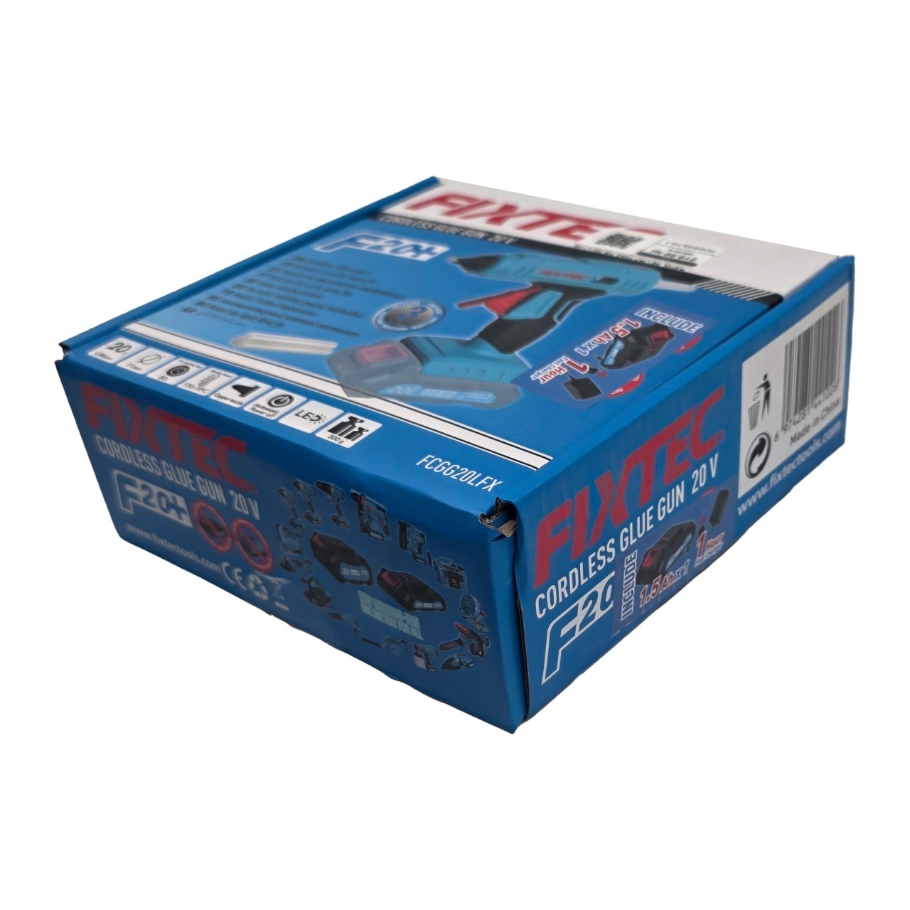 Pistol Lipici Cu Acumulator FIXTEC 20V Li‑Ion Profesional, Incalzire Instantanee - 2 | YEO
