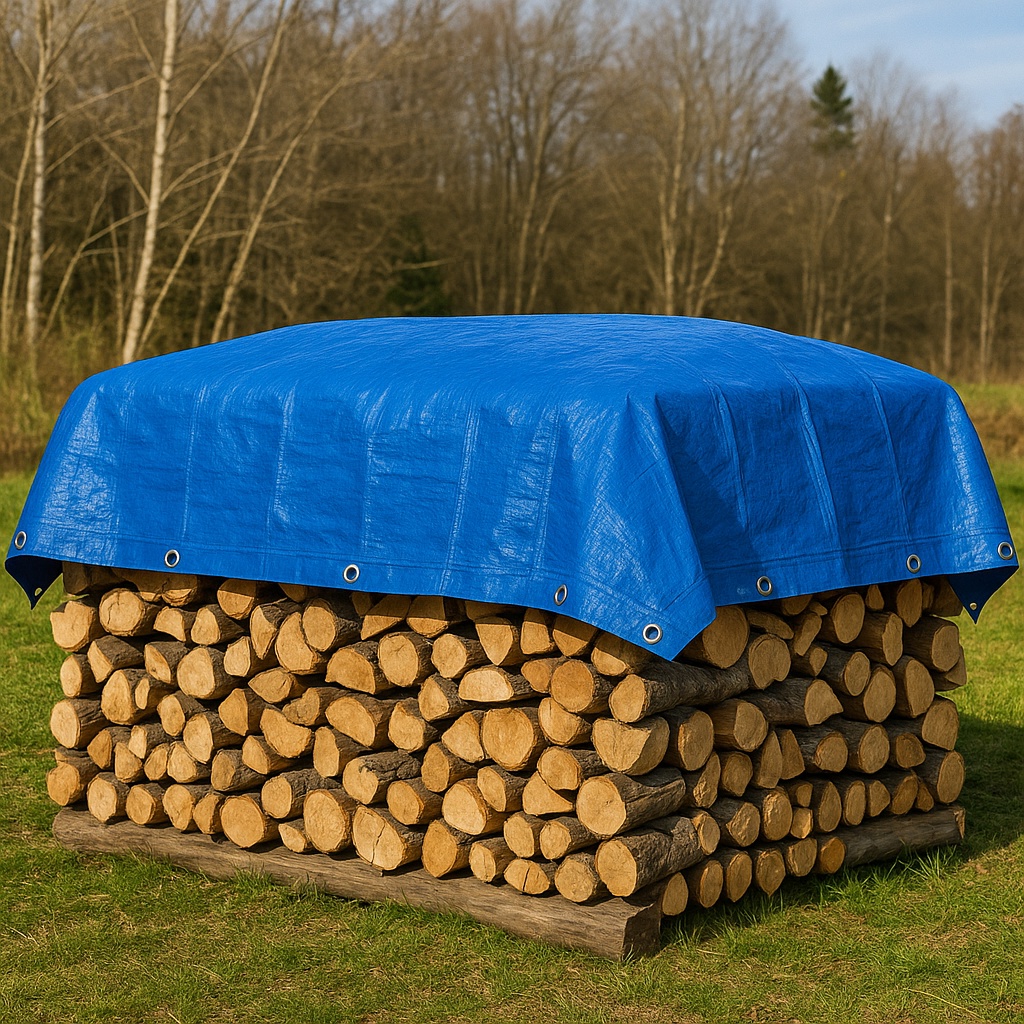 Prelata impermeabila 8x12m cu inele, tratata UV, rezistenta la apa - 3 | YEO