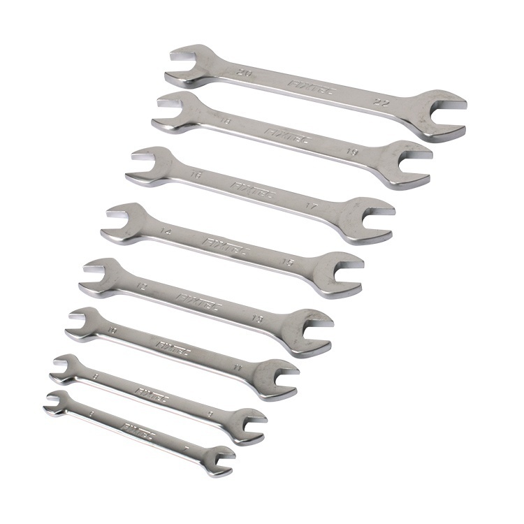 Set 8 chei fixe duble FIXTEC, CR-V, cu suport textil - 2 | YEO