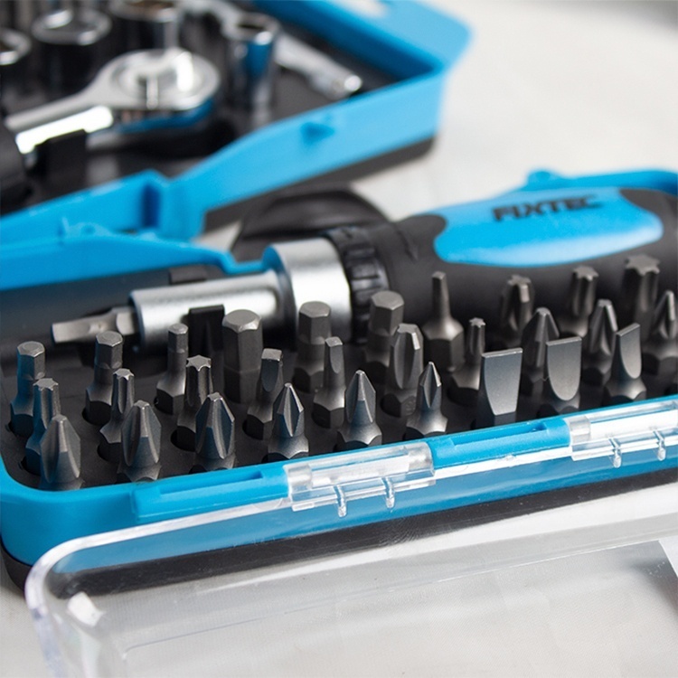 Trusa 38 piese surubelnita cu clichet FIXTEC CR-V - 4 | YEO