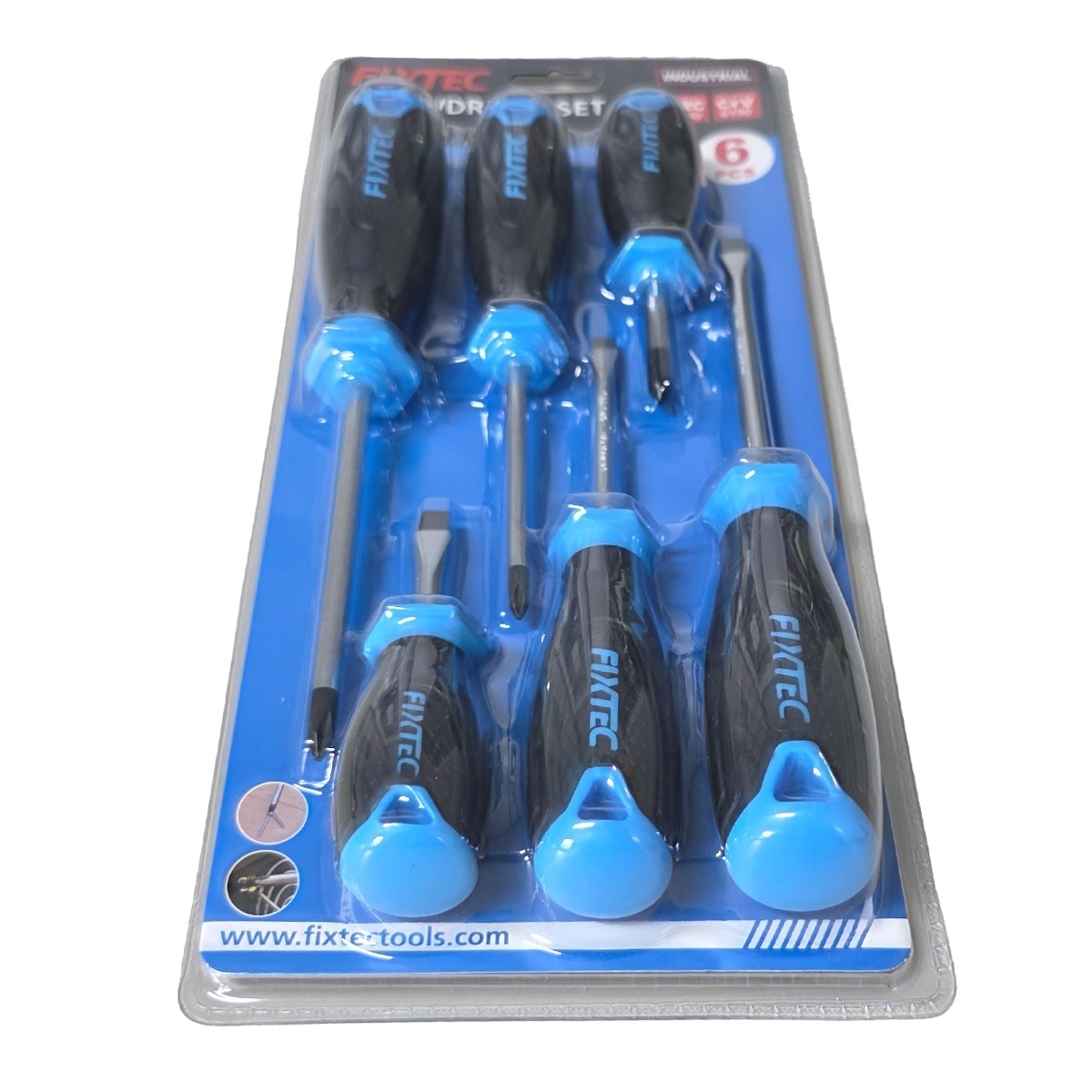 Trusa 6 surubelnite magnetice Fixtec cu maner ergonomic - 2 | YEO
