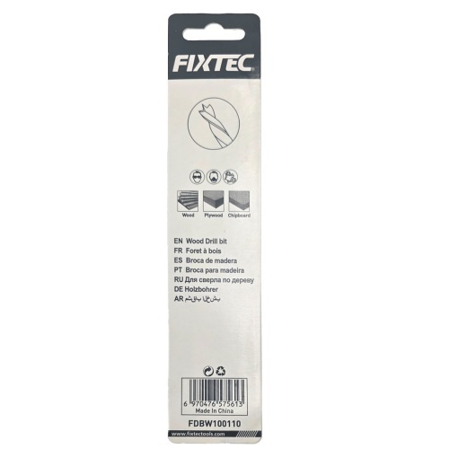 Burghiu elicoidal pentru lemn FIXTEC 11 mm x 142 mm - Img 2