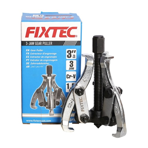 Extractor cu 3 falci FIXTEC 4" (~100 mm) FHJGP34 din otel CR-V - Img 3