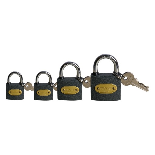 Lacat din fier FIXTEC 50 mm cu 3 chei incluse - Img 2