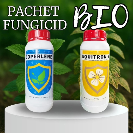 Pachet fungicid BIO Coperlene 1L + Equitron-S 1L pentru protectia culturilor - Img 2