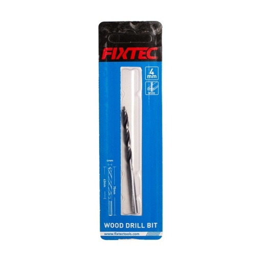 Burghiu elicoidal pentru lemn FIXTEC 13x151mm - Img 3