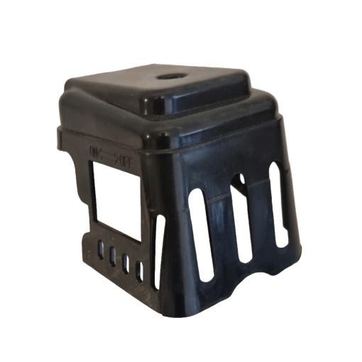 Capac Filtru Aer pentru Motocoasa, PVC Rezistent, Negru - Img 4