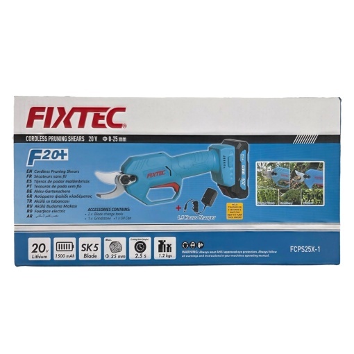 Foarfeca Electrica FIXTEC 20V cu Acumulator pentru Gradina - Img 5